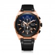 Alexandre Christie AC 6655 Rosegold Black Steel MCBBRBA